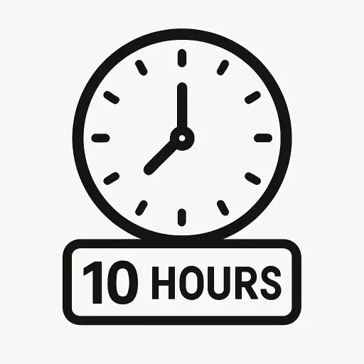 10 Hours Time Block